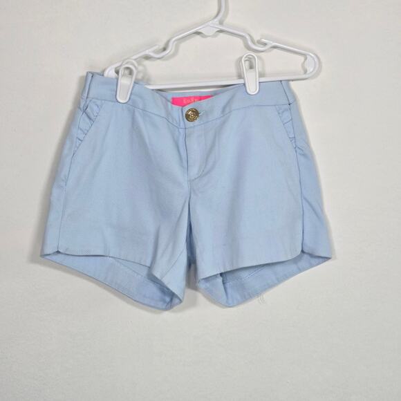 Lilly Pulitzer Size 10 Light Blue Shorts Junior Size - Picture 1 of 9